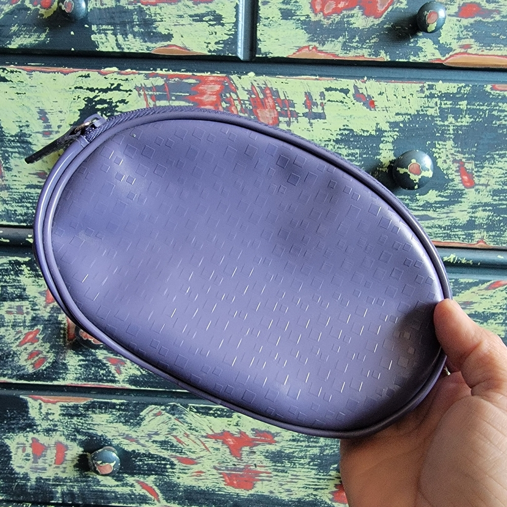 Clinique Purple Travel Make Up Bag